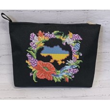 Косметичка під вишивку бісером «Квітуча Україна» (Косметичка чи набір).